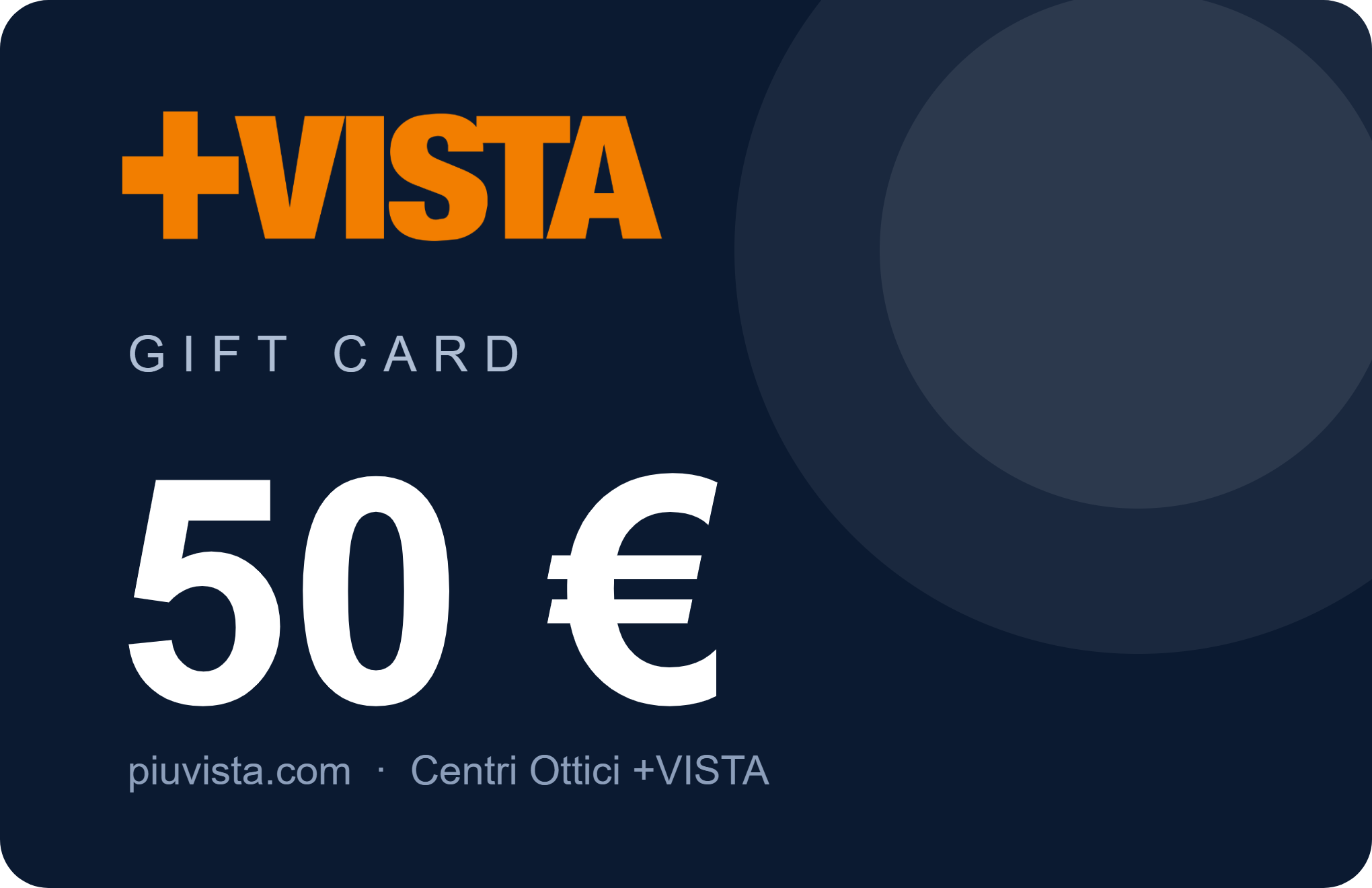 Gift Card +VISTA 50 euro