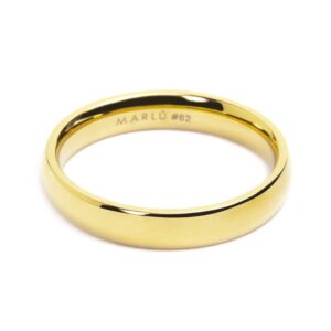 Marlù Anello fedina spessore 4mm taglia 30 oro
