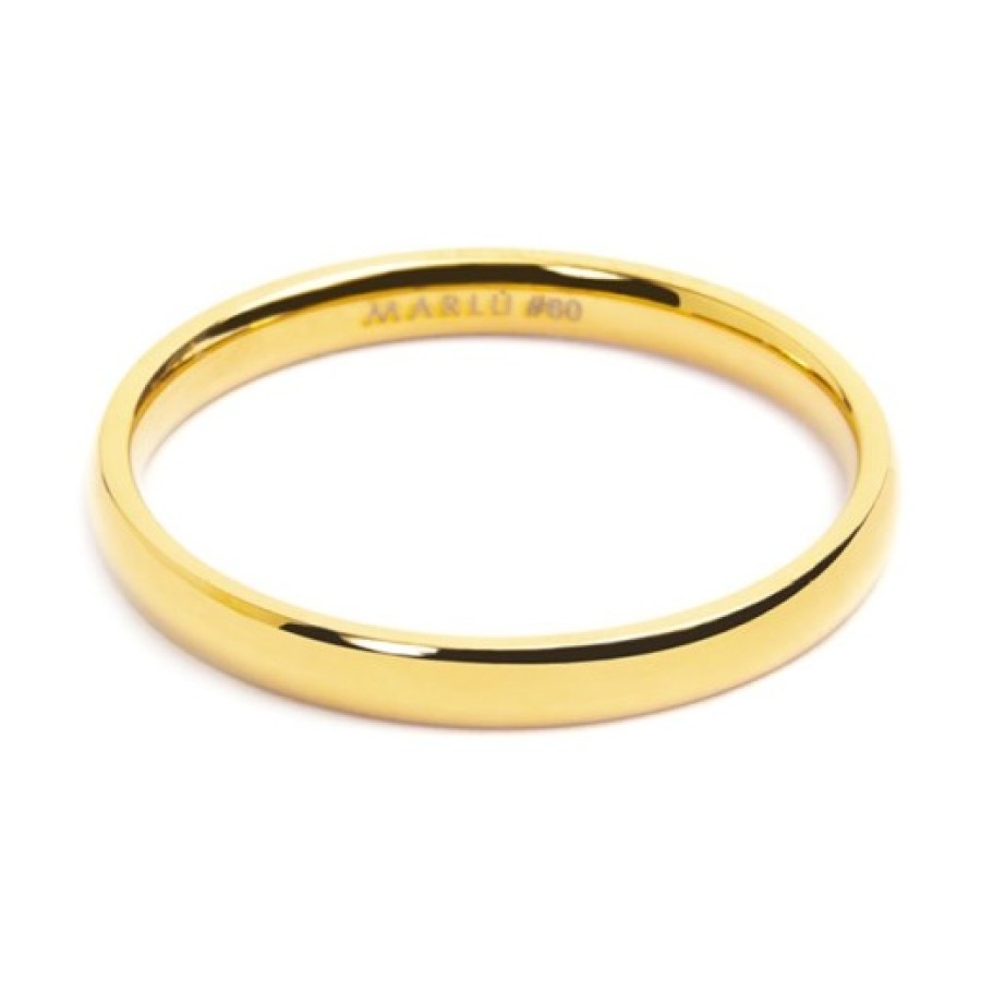 Marlù Anello fedina spessore 2,5mm taglia 26 oro