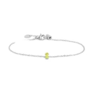 Bracciale con zircone baguette