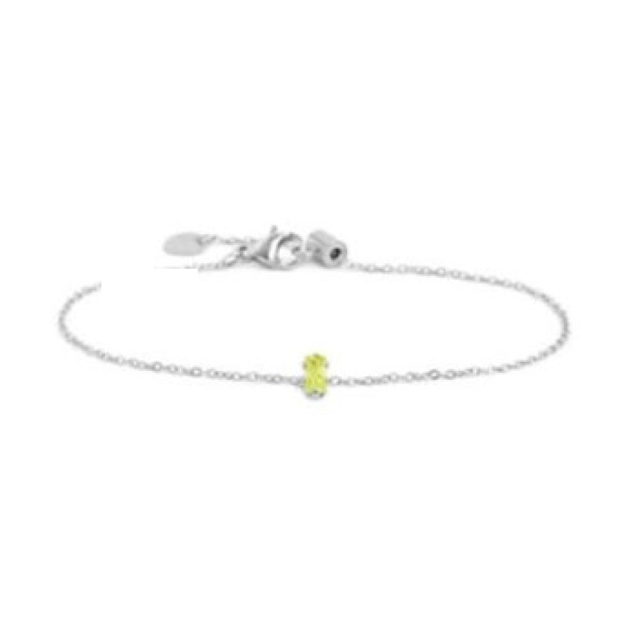Marlù Bracciale con zircone baguette