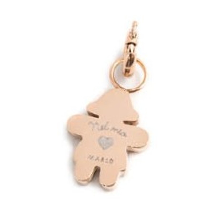 Marlù Charm bimba cuore smalto rosa rosé