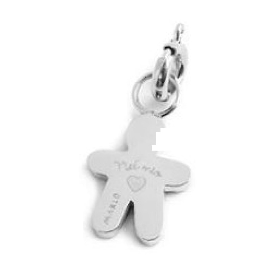 Marlù Charm bimbo cuore smalto azzurro