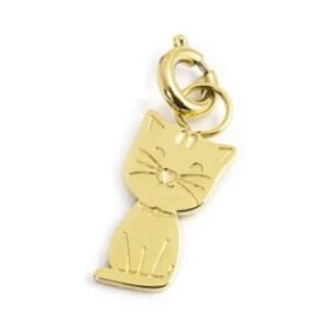 Charm gatto oro