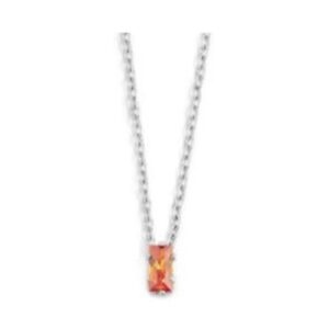 Marlù Collana con zircone baguette arancio