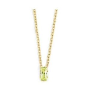 Marlù Collana con zircone baguette oro