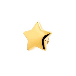 Orecchino a lobo stella 18OR126G oro